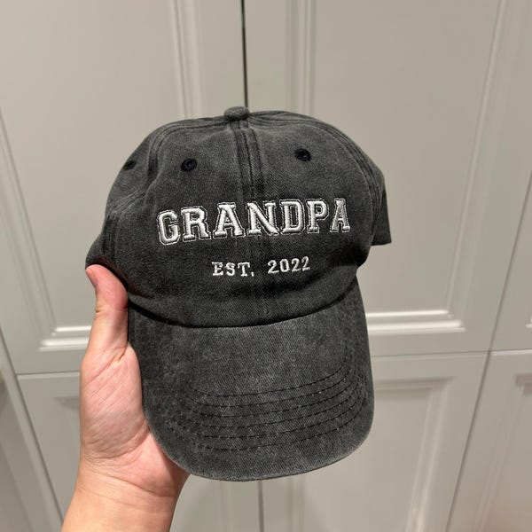 Personalized Vintage Wash Dad Hat - Established Year Embroidery iap_600x600.6470002050_njx0zx1k.jpg