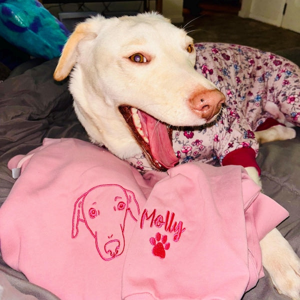 Custom Pet Embroidered Sweatshirt,Embroidered Pet Face&Name Sweatshirts,Custom Dog Portrait,pet hoodie,Perdog sweatshirt,Mummy Dog's Gift iap_600x600.6571761010_alquclp1.jpg