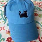 Black Cat Premium Dad Hat Personalized Embroidered Baseball Cap Cat Mom Cat Dad iap_640x640.5867439068_65f9ctko.jpg?v=1740565061