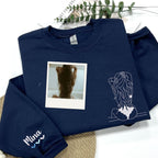 Custom Embroidered Spicy Portrait Sweatshirt Using Your Photo, Personalized Outline Portrait Shirt For Boyfriend Husband, Anniversary Gift il_1140xN.6361982010_q738.jpg
