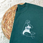 Custom Embroidered Spicy Portrait Sweatshirt Using Your Photo, Personalized Outline Portrait Shirt For Boyfriend Husband, Anniversary Gift il_1140xN.6416823263_ec8s.jpg