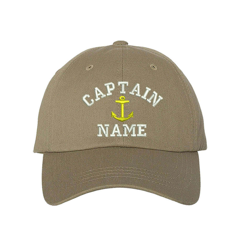 Captain Custom Embroidered Personalized CAPTAIN Dad Hat Add your Name Baseball Cap Customize your hats il_1588xN.1509103054_o2ft.jpg