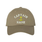 Captain Custom Embroidered Personalized CAPTAIN Dad Hat Add your Name Baseball Cap Customize your hats il_1588xN.1509103054_o2ft.jpg
