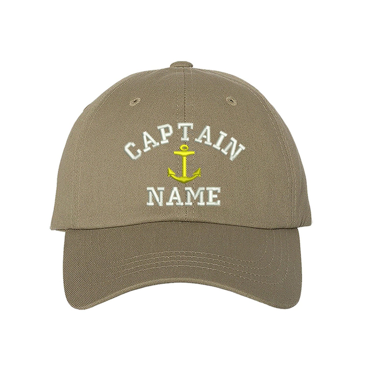 Captain Custom Embroidered Personalized CAPTAIN Dad Hat Add your Name Baseball Cap Customize your hats il_1588xN.1509103054_o2ft.jpg