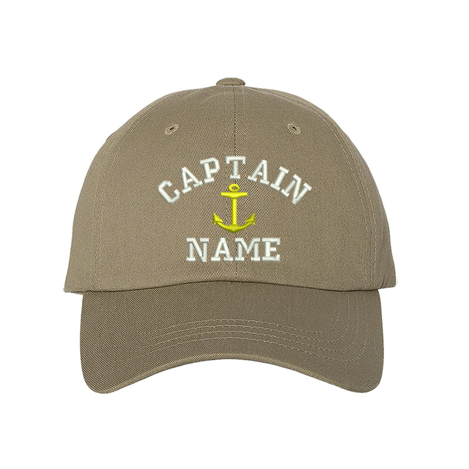 Captain Custom Embroidered Personalized CAPTAIN Dad Hat Add your Name Baseball Cap Customize your hats il_1588xN.1509103054_o2ft.jpg