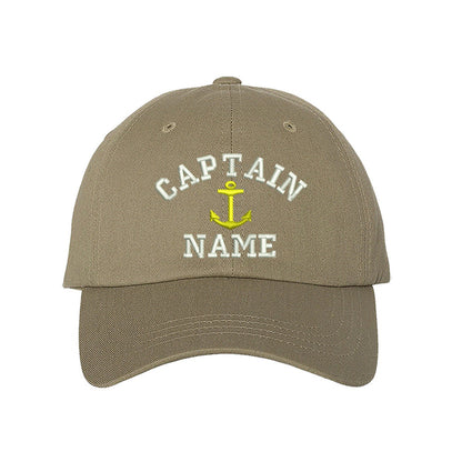 Captain Custom Embroidered Personalized CAPTAIN Dad Hat Add your Name Baseball Cap Customize your hats il_1588xN.1509103054_o2ft.jpg