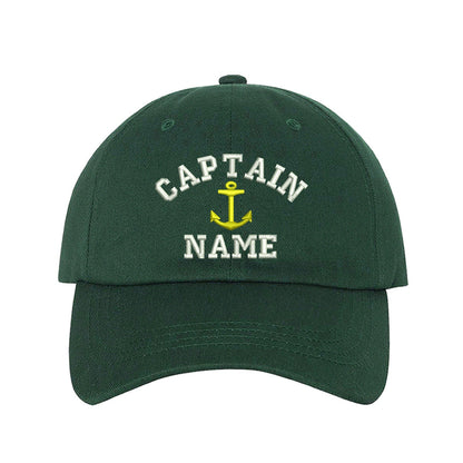 Captain Custom Embroidered Personalized CAPTAIN Dad Hat Add your Name Baseball Cap Customize your hats il_1588xN.1556570321_cz4z.jpg