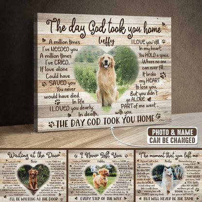 Custom Photo Pet Memorial Canvas, Dog Passed Away Gift, Pets In Remembrance, Cat Memorial Gift, Pet Loss Gifts, Loss of Dog Gift, Dog Canvas il_1588xN.4364485746_r1of.jpg