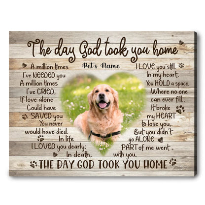 Custom Photo Pet Memorial Canvas, Dog Passed Away Gift, Pets In Remembrance, Cat Memorial Gift, Pet Loss Gifts, Loss of Dog Gift, Dog Canvas il_1588xN.4551133155_4nu8.jpg