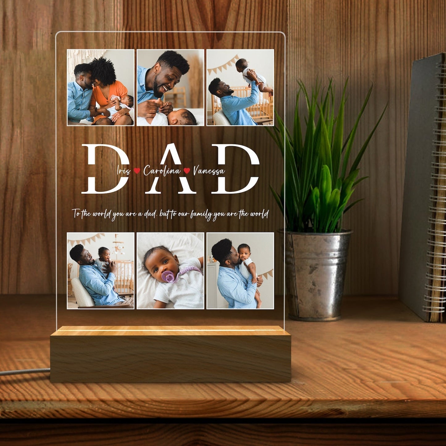 Personalized Photo Best Dad Ever 3D LED Light Wooden Base il_1588xN.4929841794_ft0y.jpg