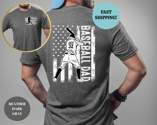 Personalized Baseball Dad Shirt, Baseball Gifts for Men, Gift for Dad, Personalized Dad Shirt, Fathers Day Gift, Fathers Day Shirt, Baseball il_1588xN.4964373394_k211.jpg