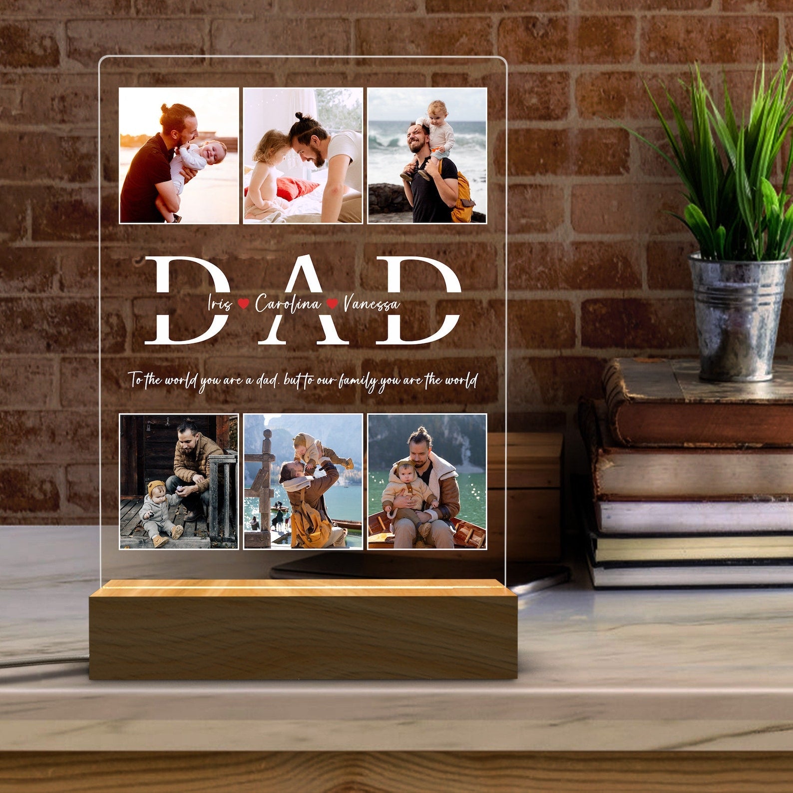 Personalized Photo Best Dad Ever 3D LED Light Wooden Base il_1588xN.4978104941_e9zc.jpg