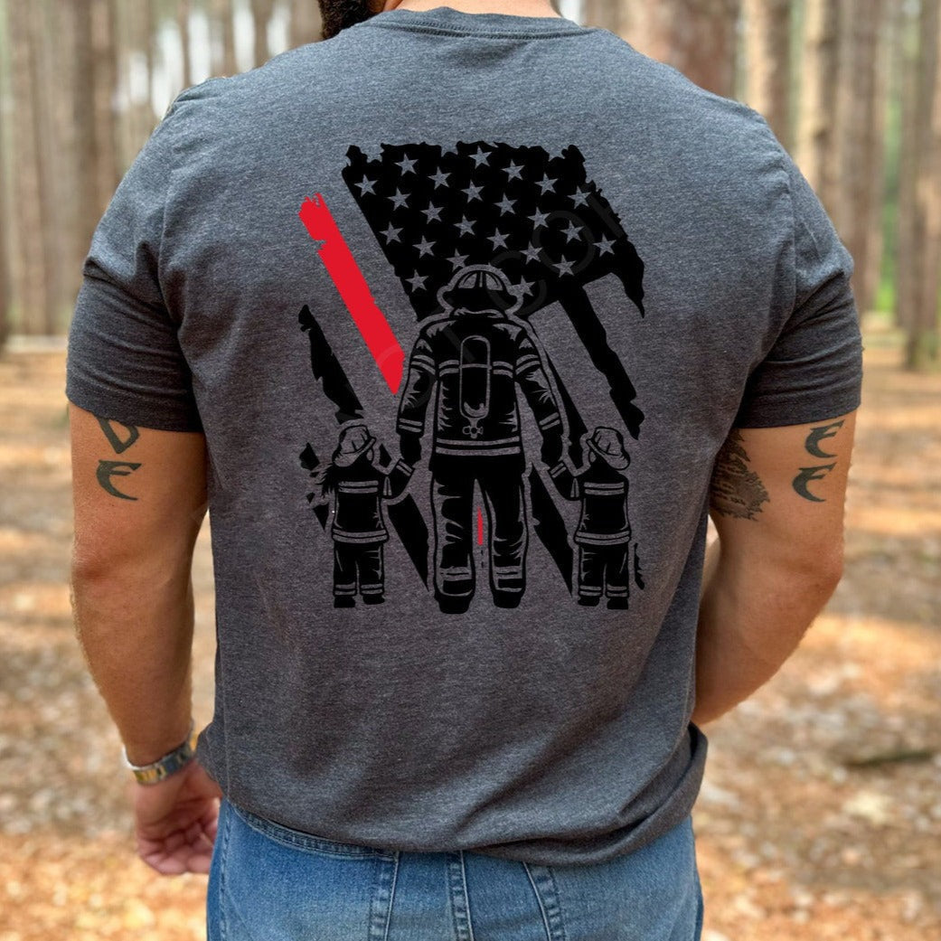 Dad Firefighter Shirt, The Myth, The Legend, Son and Daughter Firefighter, Dad Gift il_1588xN.5262824639_s2im.jpg