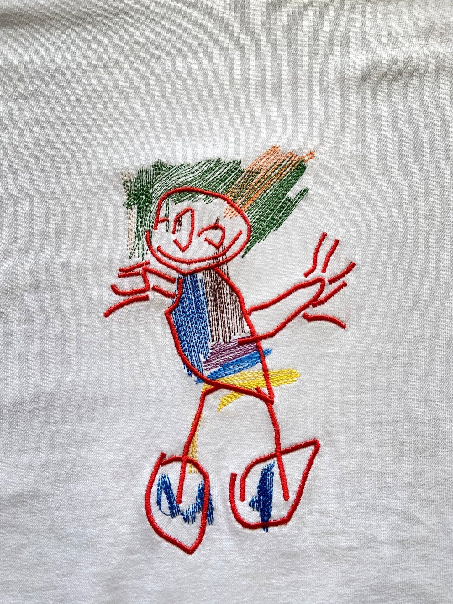 Personalized kids drawing artwork T-shirt - Embroidered custom photo T-shirt - Handmade T-shirt il_1588xN.5559624682_r37l_d067ec51-1ce0-4fe4-b522-526337213474.jpg?v=1742187999