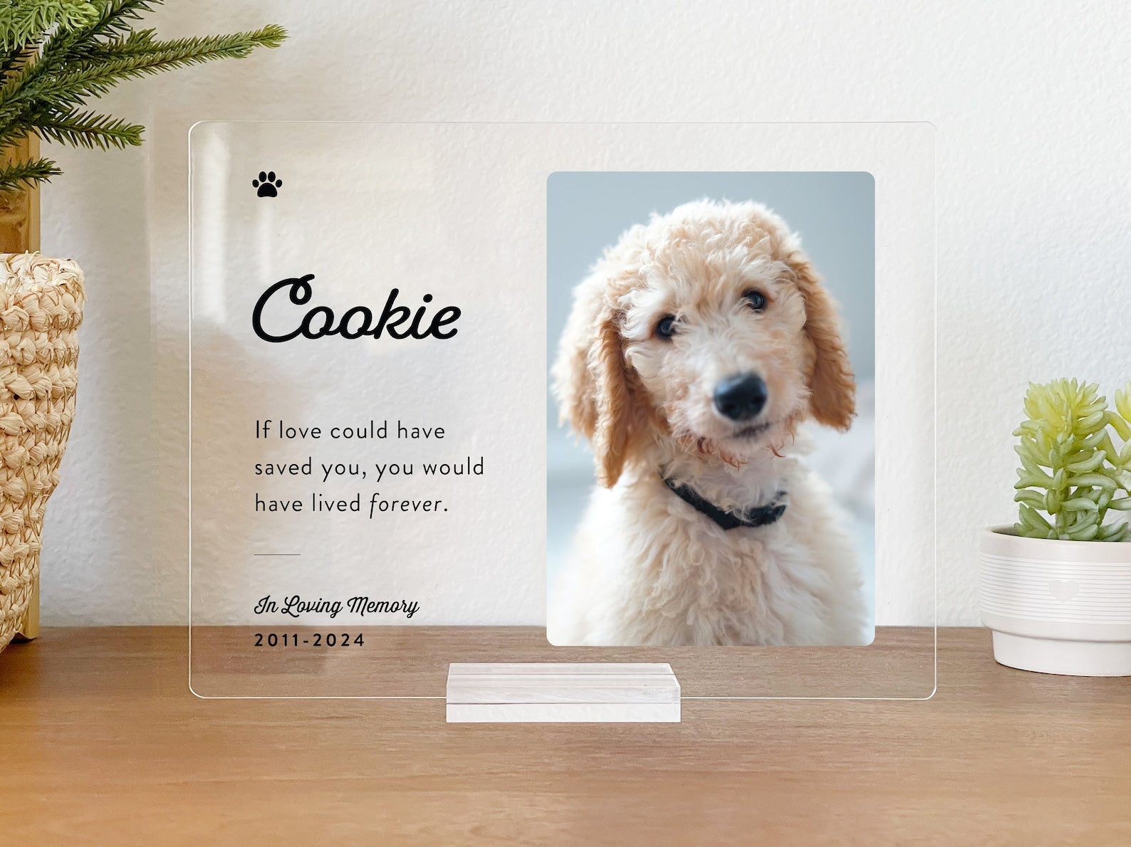 Pet Memorial Gift Personalized Acrylic Plaque, Pet Memorial Keepsake, Pet Bereavement Gift, Dog Cat Loss Sympathy Gift il_1588xN.5905944325_l7ap.jpg