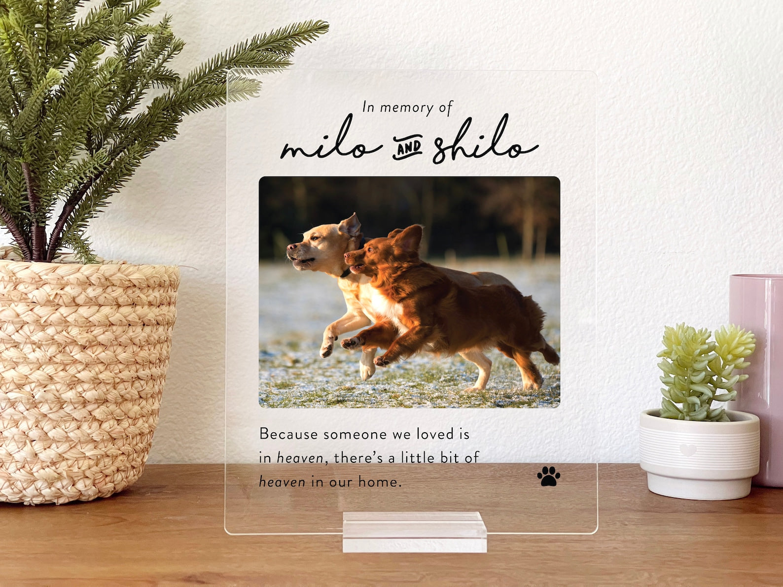 Pet Memorial Gift Personalized Acrylic Plaque, Pet Memorial Keepsake, Pet Bereavement Gift, Dog Cat Loss Sympathy Gift il_1588xN.5905945121_4ick.jpg