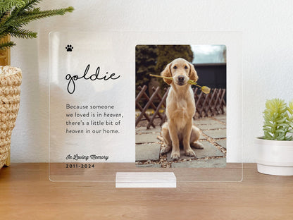 Pet Memorial Gift Personalized Acrylic Plaque, Pet Memorial Keepsake, Pet Bereavement Gift, Dog Cat Loss Sympathy Gift il_1588xN.5905954195_j14i.jpg