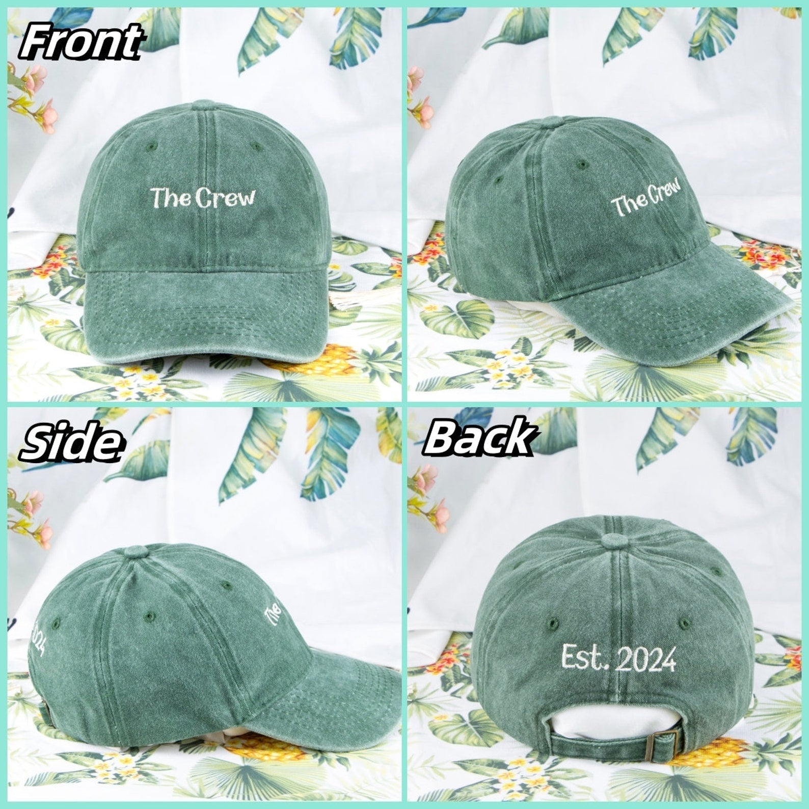 Personalized Vintage Embroidered Cap,Embroidery Logo baseball Hat,Embroidered Text Cap,Sorority Hat,Unisex Baseball Cap,Bachelorette Hats il_1588xN.6068853222_sgvo.jpg