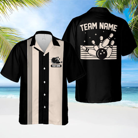 Personalized Retro Bowling Hawaiian Shirt, Custom Name Button Down Shirt, Matching Bowling Team Shirt, Bowling Lover Gift, Bowler Shirts il_1588xN.6590044694_ecmq.jpg
