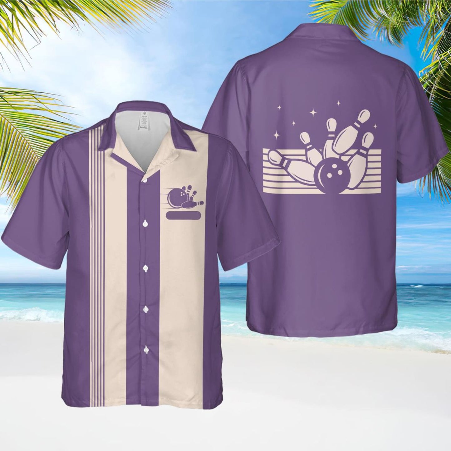 Personalized Retro Bowling Hawaiian Shirt, Custom Name Button Down Shirt, Matching Bowling Team Shirt, Bowling Lover Gift, Bowler Shirts il_1588xN.6590045454_ev5g.jpg