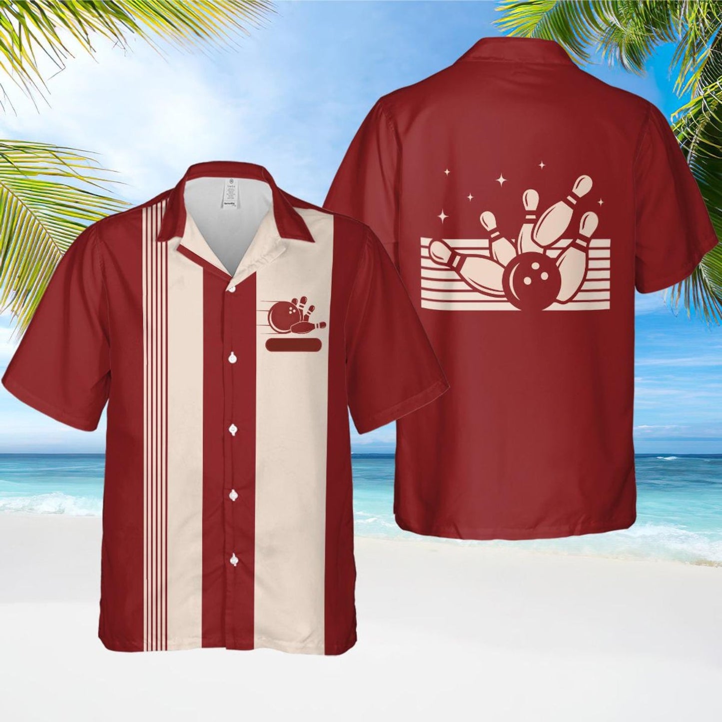 Personalized Retro Bowling Hawaiian Shirt, Custom Name Button Down Shirt, Matching Bowling Team Shirt, Bowling Lover Gift, Bowler Shirts il_1588xN.6638153807_qzm9.jpg