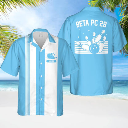 Personalized Retro Bowling Hawaiian Shirt, Custom Name Button Down Shirt, Matching Bowling Team Shirt, Bowling Lover Gift, Bowler Shirts il_1588xN.6692337113_3wjs.jpg