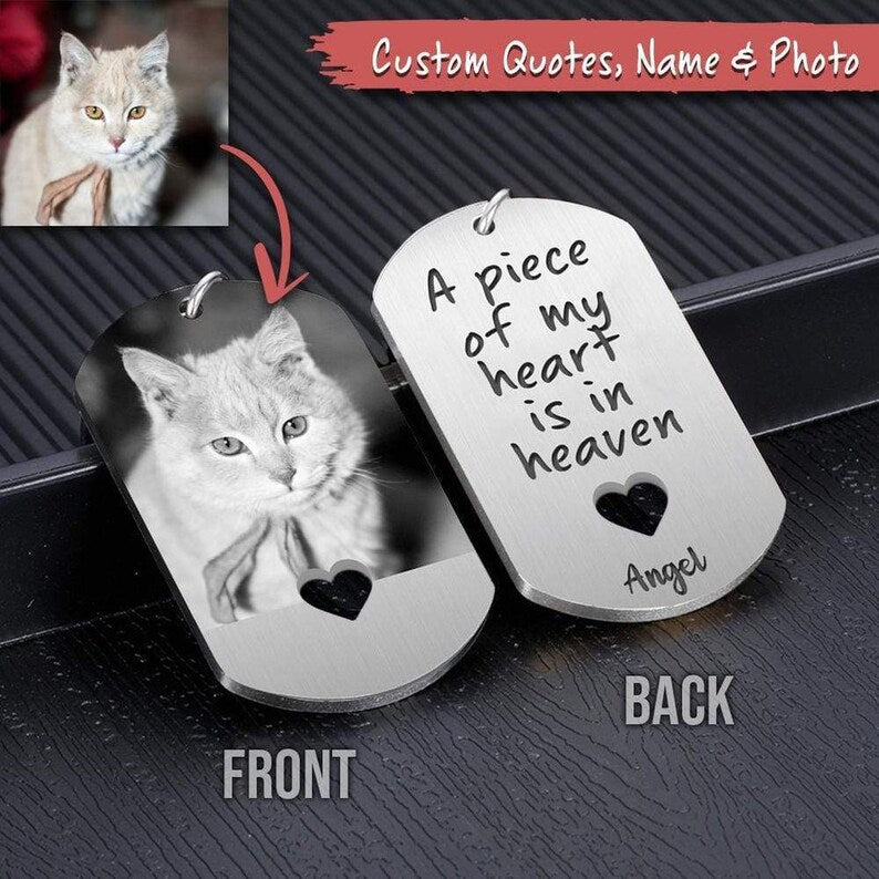 Sympathy Quotes Pet Metal Keychain, Pet Photo Engraved Keychain il_794xN.3580807462_pdch.jpg
