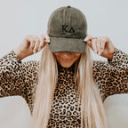 Basic Embroidered Sorority Hat / Greek Letter Dad Hat / Big Little Basket Family Gift / Bid Day Bag Gift / Customizable Sorority Hat