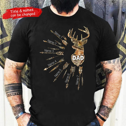 Personalized Hunting Dad Grandpa Shirt, Dad with Kids Names, Father Day Shirt, Customized Dad Hunting Tshirt, Deer Hunting Season Shirt il_794xN.3835208149_jp9p.jpg