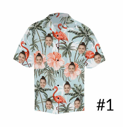 Men's All Over Print Hawaiian Shirt with Face, Custom photo Flamingo Shirts, Bachelor Party Shirts, Anniversary /Birthday/Vacation Gift il_794xN.3887336799_mz0v.jpg