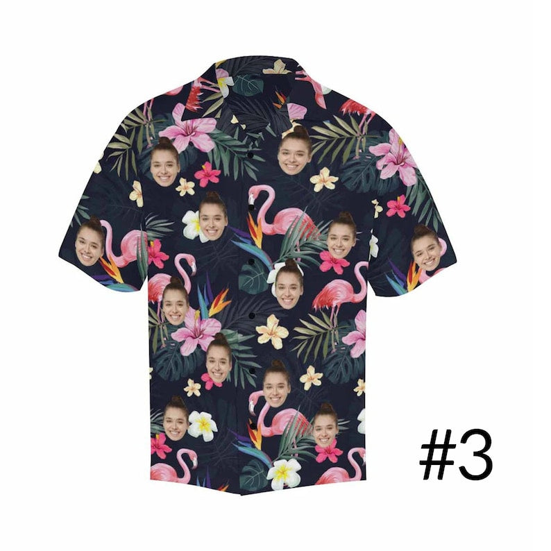 Men's All Over Print Hawaiian Shirt with Face, Custom photo Flamingo Shirts, Bachelor Party Shirts, Anniversary /Birthday/Vacation Gift il_794xN.3887336801_6t3r.jpg
