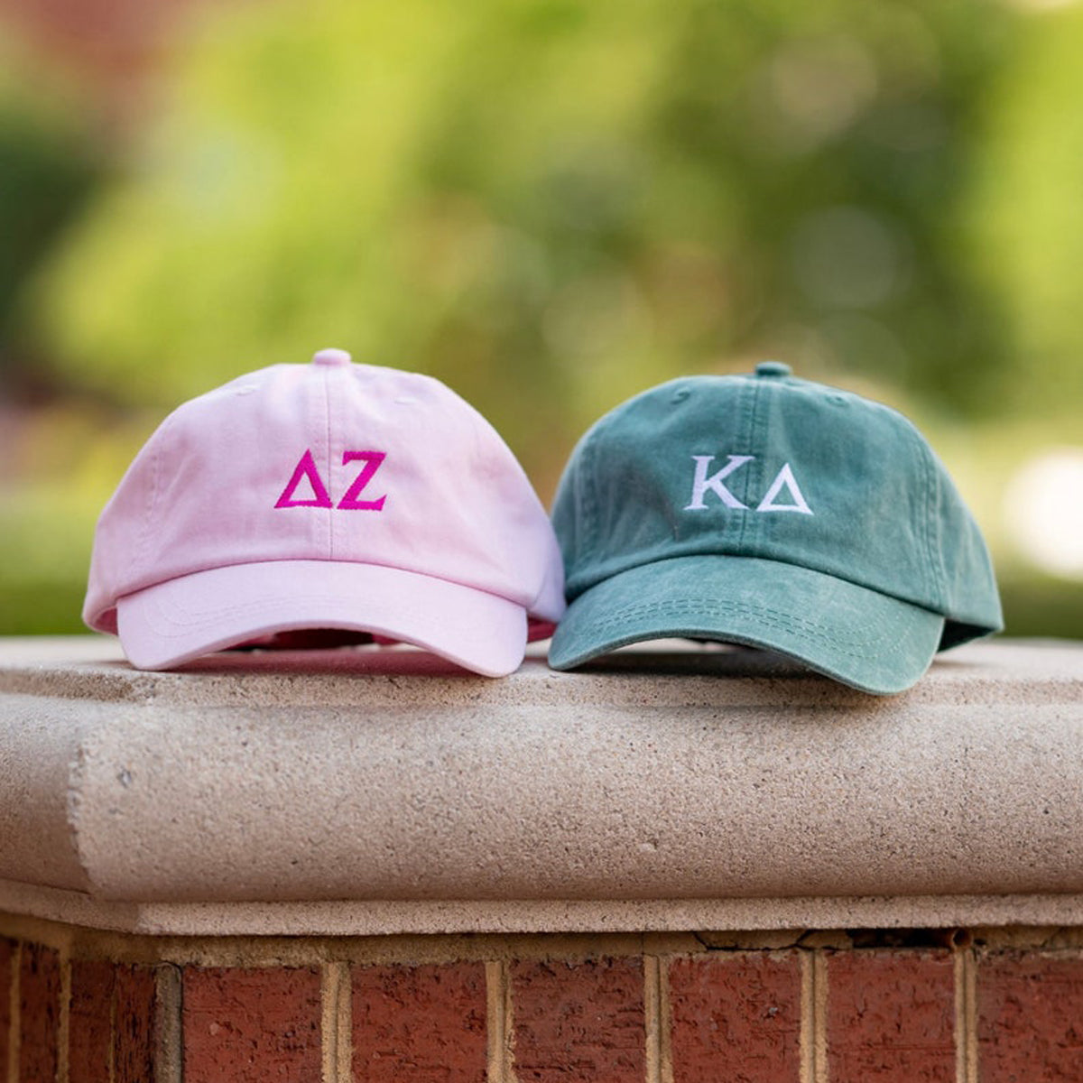 Basic Embroidered Sorority Hat / Greek Letter Dad Hat / Big Little Basket Family Gift / Bid Day Bag Gift / Customizable Sorority Hat