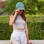 Basic Embroidered Sorority Hat / Greek Letter Dad Hat / Big Little Basket Family Gift / Bid Day Bag Gift / Customizable Sorority Hat