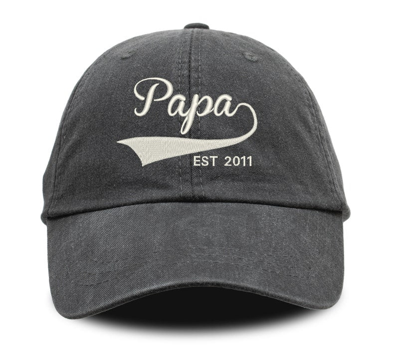 Papa Hat, Dad Hat, Fathers Day Hat, Dad Hat Embroidered, Fathers Day Gift, Embroidered Hat, Personalized Hat, Custom Hat, Custom Text Hat il_794xN.3902237397_oiii.jpg