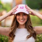 Basic Embroidered Sorority Hat / Greek Letter Dad Hat / Big Little Basket Family Gift / Bid Day Bag Gift / Customizable Sorority Hat