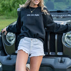 Old English Sorority Chapter Greek Letter Embroidered Sweatshirt / Gildan Crew Neck Sweatshirt / Big Little Basket Family Letter Sweatshirts