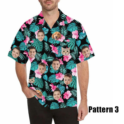 Custom Face Hawaiian Shirt, Personalized Hawaii Shirt with Any Images, Button Downs Shirt for Men, Gift for father il_794xN.3978534366_79vc.jpg