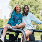 Groovy Wavy Greek Embroidered Sorority Crewneck Sweatshirt / Crew Neck Sweatshirt / Big Little Sweatshirts