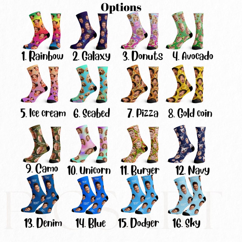 Custom Face Socks with Text, Socks for Men and Women,Funny Pet Socks,Gift for Him,Gift For Her,Girlfriend Gift, Personalized Gift,Picture Socks il_794xN.3991520039_9xee.jpg