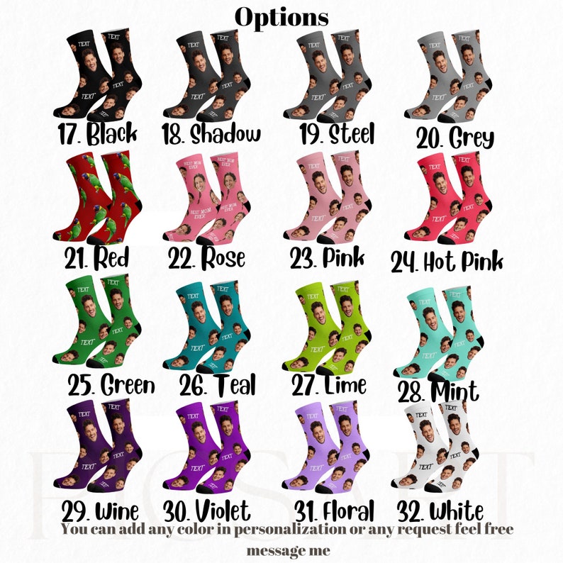 Custom Face Socks with Text, Socks for Men and Women,Funny Pet Socks,Gift for Him,Gift For Her,Girlfriend Gift, Personalized Gift,Picture Socks il_794xN.3991520043_g7y6.jpg