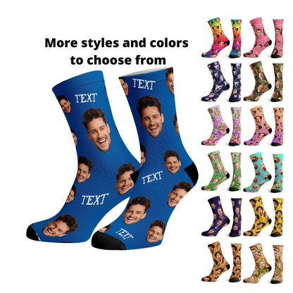 Custom Face Socks with Text, Socks for Men and Women,Funny Pet Socks,Gift for Him,Gift For Her,Girlfriend Gift, Personalized Gift,Picture Socks il_794xN.3991597615_t0zl.jpg