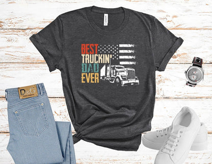 Best Truckin' Dad Ever, Trucker Dad Shirt, Trucking Dad Shirt, Father Shirt, Father's Day Shirt il_794xN.4234956525_nf92.jpg