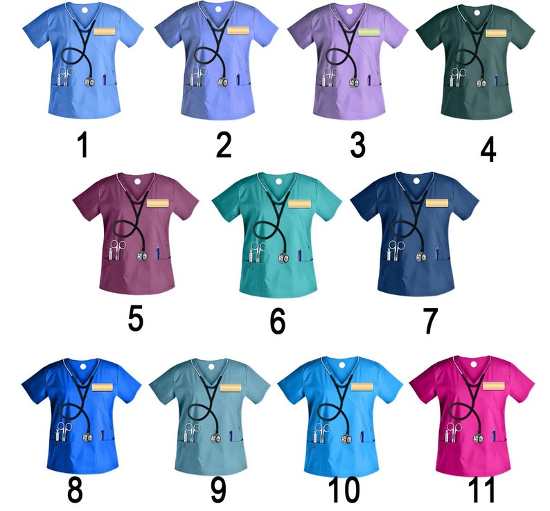 Scrubs Nurse Ornament - Personalized Nurse Scrubs Ornament, Nurse Uniform Car Ornament, Nurse Gift For Nurse Flat Ornament il_794xN.4427746897_ifil.jpg