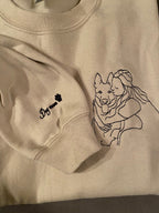Custom Embroidered Dog Dad Hoodie with Portrait from Photo, Embroidered Photo Sweatshirt, Outline Embroidered Sweatshirt, Portrait Hoodie il_794xN.4430680065_5iky_712378b3-3168-4425-9707-3ea632510512.jpg?v=1743397407