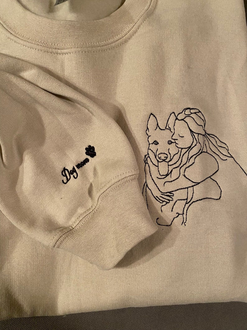 Custom Embroidered Dog Dad Hoodie with Portrait from Photo, Embroidered Photo Sweatshirt, Outline Embroidered Sweatshirt, Portrait Hoodie il_794xN.4430680065_5iky_712378b3-3168-4425-9707-3ea632510512.jpg?v=1743397407