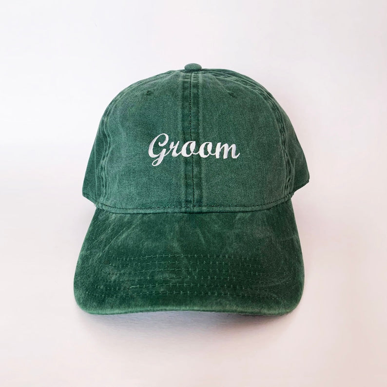 Bride and Groom Embroidered Hat Set Matching Wedding Caps for Couples, Engagement Gift, Newlywed Baseball Dad Hats for Bride & Groom