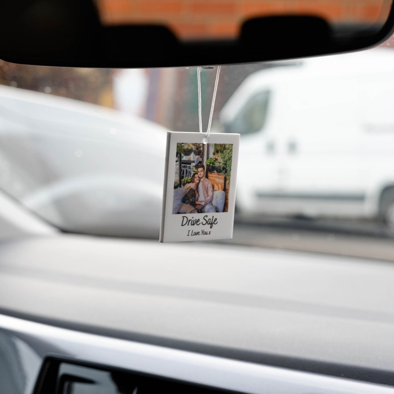 Personalised Photo Car Ornament Hanging Car Polaroid Any Image Driving Test Pass Gift Idea First Car Charm Gift il_794xN.4795811580_3mj2.jpg