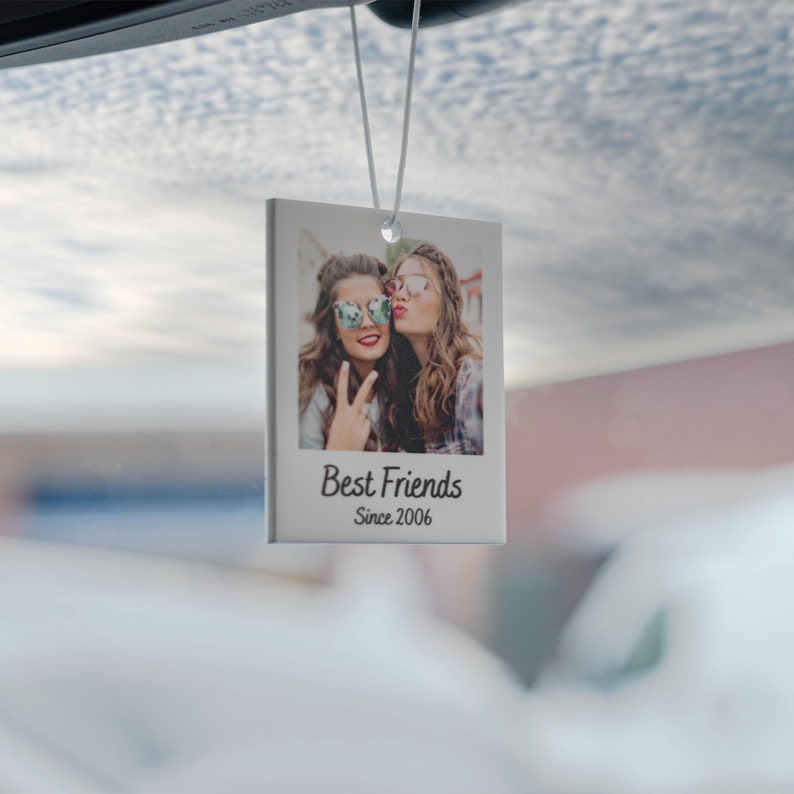 Personalised Photo Car Ornament Hanging Car Polaroid Any Image Driving Test Pass Gift Idea First Car Charm Gift il_794xN.4795811608_2uvo.jpg