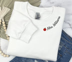 Custom Sweatshirt with Mrs. Embroidered name on neckline. Teacher gifts to show teacher appreciation il_794xN.4818752472_itwq_e50b7f91-a1c6-4c5b-b5bb-a6e46dae2d54.jpg?v=1743397366