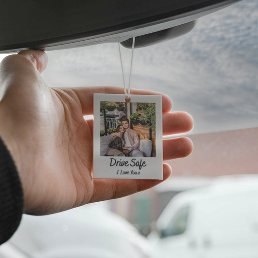 Personalised Photo Car Ornament Hanging Car Polaroid Any Image Driving Test Pass Gift Idea First Car Charm Gift il_794xN.4844078569_pd6a.jpg